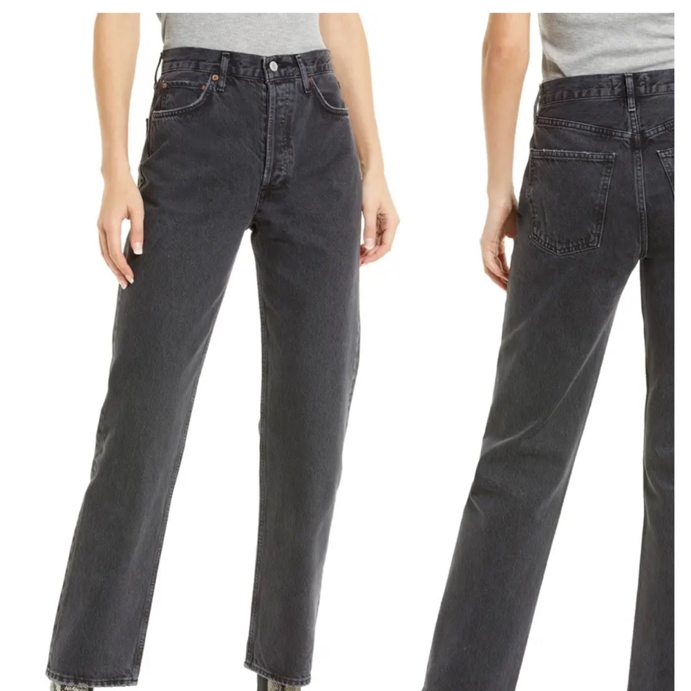 AGOLDE size 27 90s Pinch High Waist Straight Leg Organic Cotton Jeans